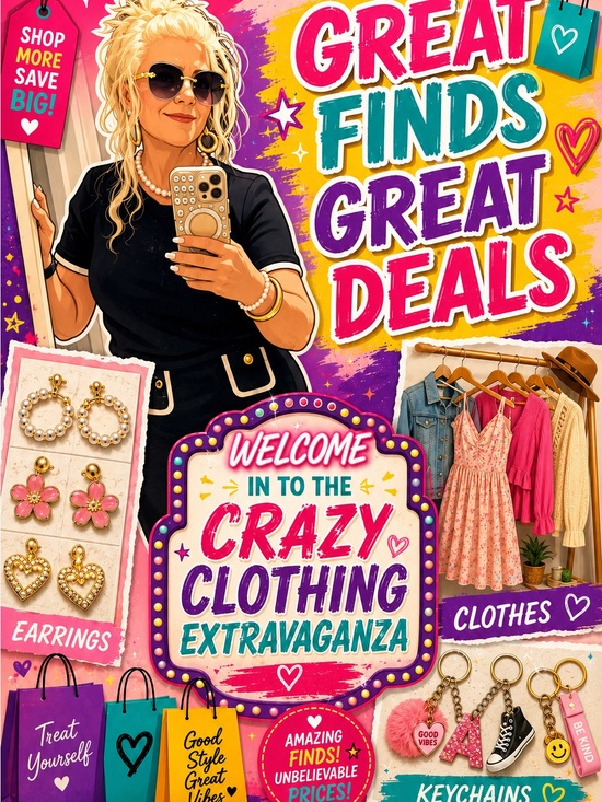 Handbags - Clothes, Bracelets, Earrings, Lux bags & MORE! 
THURSDAY JUNE 27th
7:7 PM  MST